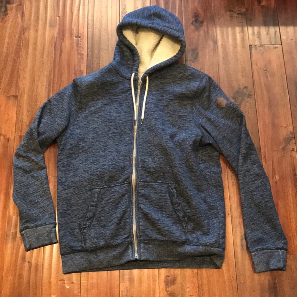 Hollister Wool Jacket Dark Blue